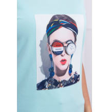 Női póló, MI5405 grafikával