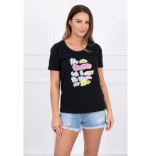 Női póló, PERFECT MI5406 fekete