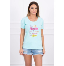 Női póló, PERFECT MI5406 menta