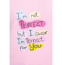 Női póló PERFECT MI5406 por rózsaszín