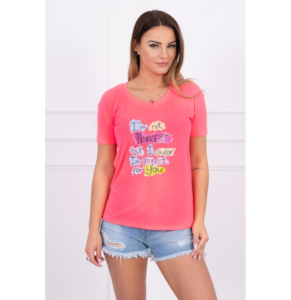 Női póló, PERFECT MI5406 rózsaszín