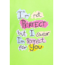 Női póló, PERFECT MI5406 zöld