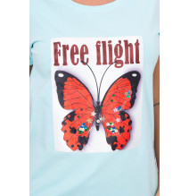 Női póló INGYENES repülés MI5404 menta