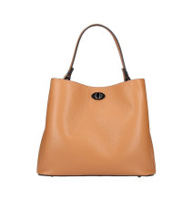 Bőr kézitáska 232 konyak, OLASZORSZÁGBAN Készült