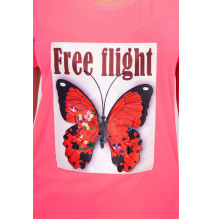 Női póló INGYENES repülés MI5404 rózsaszín