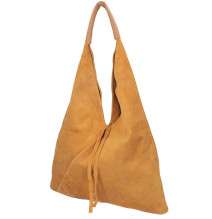 Bőr konyakos kézitáska velúr kivitelben 184