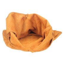 Szürke bőr táska velúr kivitelben 184