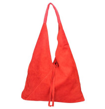 Piros bőr táska velúr kivitelben 184