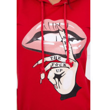 Ruha meghosszabbított hátsó és színes nyomtatott elülső MI64632 piros