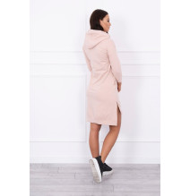 Ruha meghosszabbított hátsó és színes nyomtatott elülső MI64632 por bézs