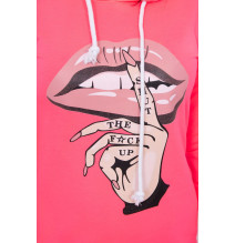 Ruha meghosszabbított hátsó és színes nyomtatott elülső MI64632 neon rózsaszín