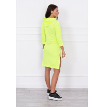 Ruha meghosszabbított hátsó és színes nyomtatott elülső MI64632 neon sárga
