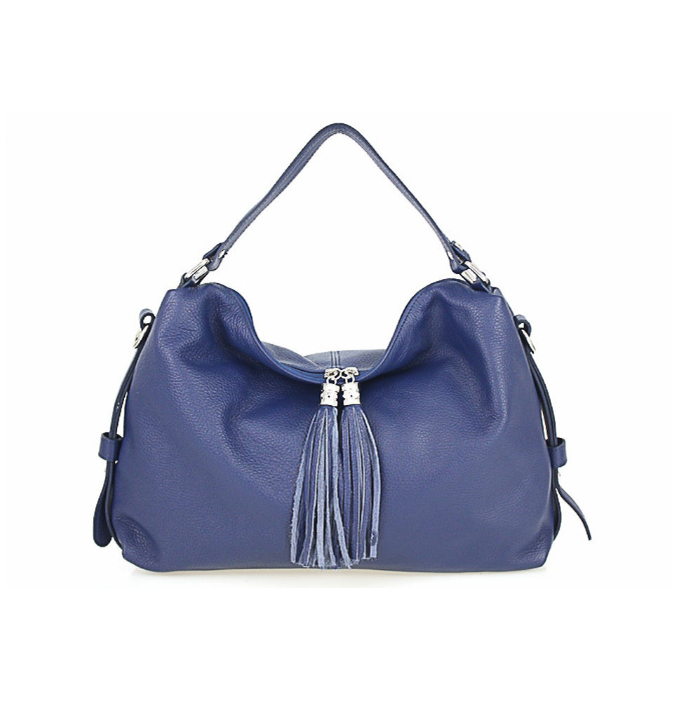 Bőr kézitáska 120 kék