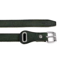 Női bőr öv 1047 zöld dízel