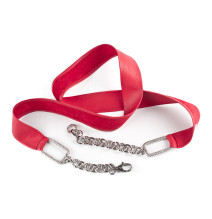 Női bőr 946 vörös bőr öv Olaszországban