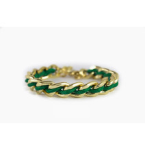 Női zöld karkötő 1190, Olaszországban gyártva
