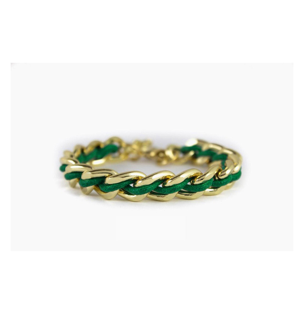 Női zöld karkötő 1190, Olaszországban gyártva