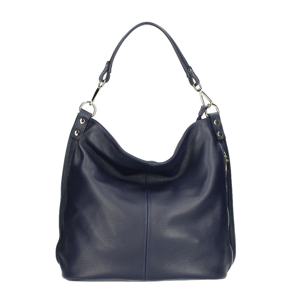 Bőr válltáska 981 kék Készült Olaszországban