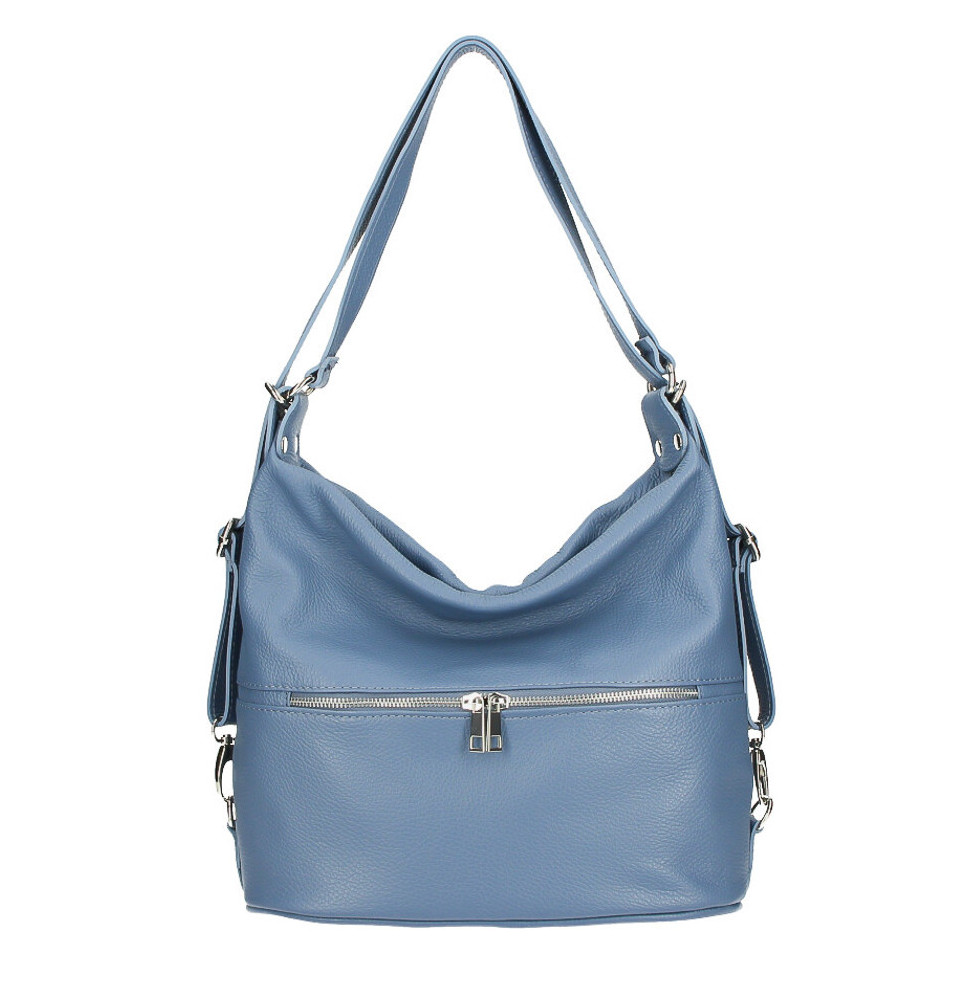 Bőr válltáska / hátizsák 328 égkék