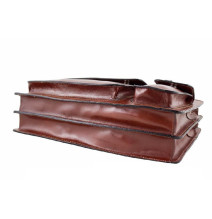 Férfi bőr táska, 683 konyak