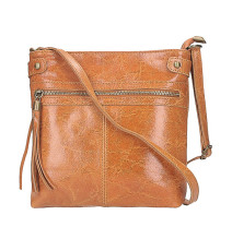 Bőr válltáska 727 konyak