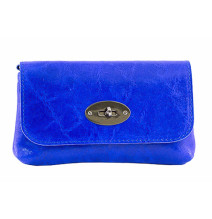 Bőr Pochette 1423 kék, Olaszországban készült