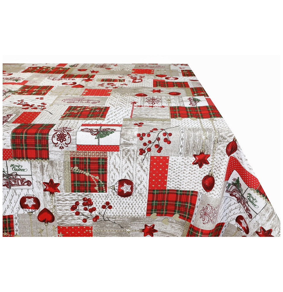Karácsonyi terítő Mery Christmas 90x90 cm Made in Italy