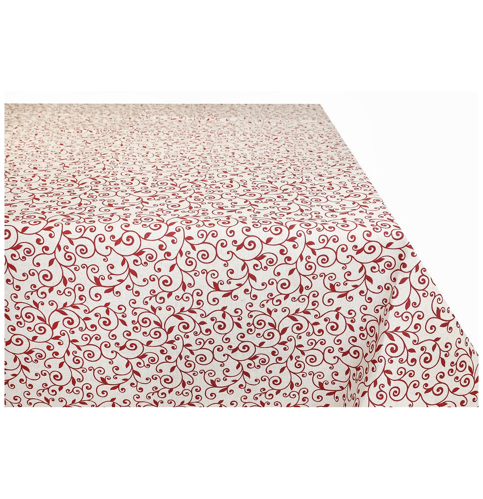 Asztalterítő vörös levelek, Olaszországban készült