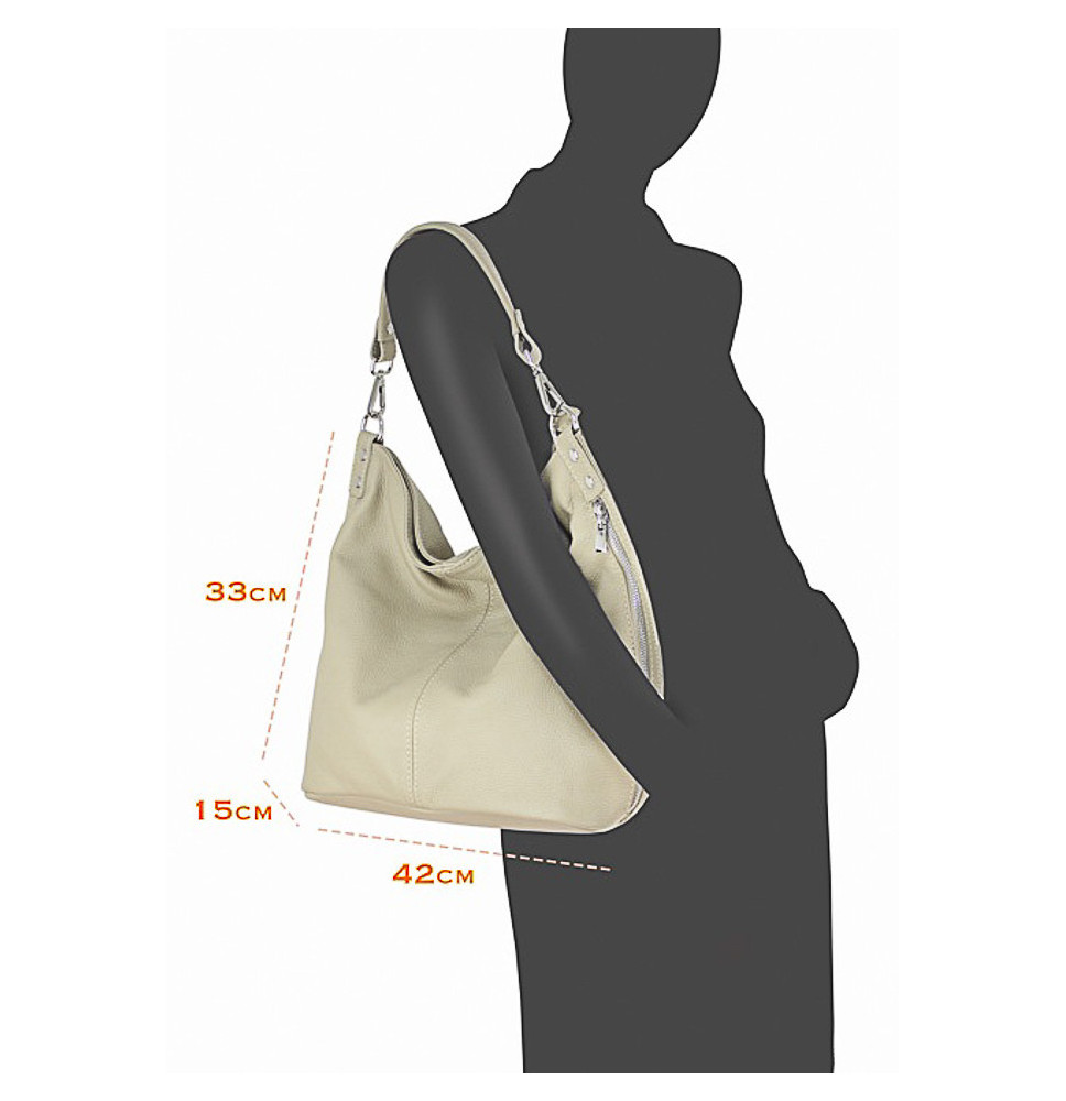 Bőr válltáska 981 piros Gyártva Olaszországban