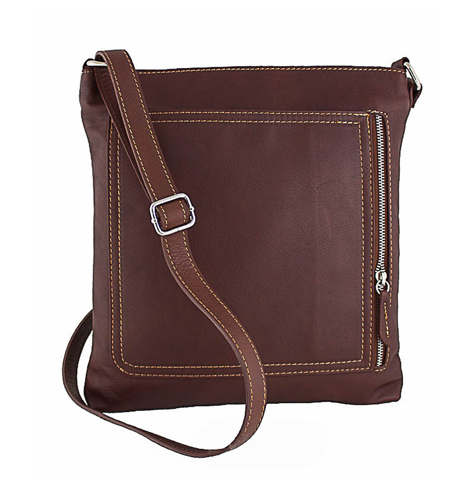 Bőrszíj táska 119 barna Olaszországban gyártva