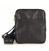 Férfi bőr válltáska 383 fekete