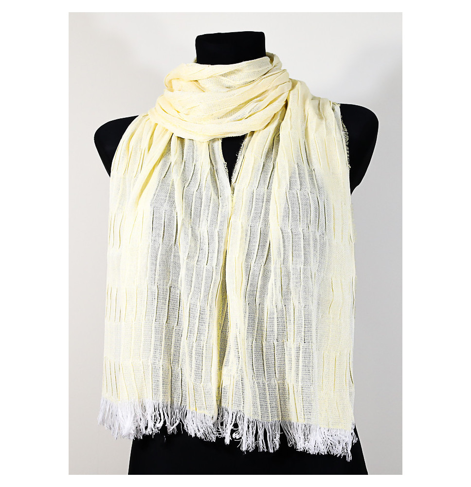 Női sál 1015 sárga Készült Olaszországban