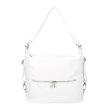 Bőr válltáska / hátizsák 328 fehér