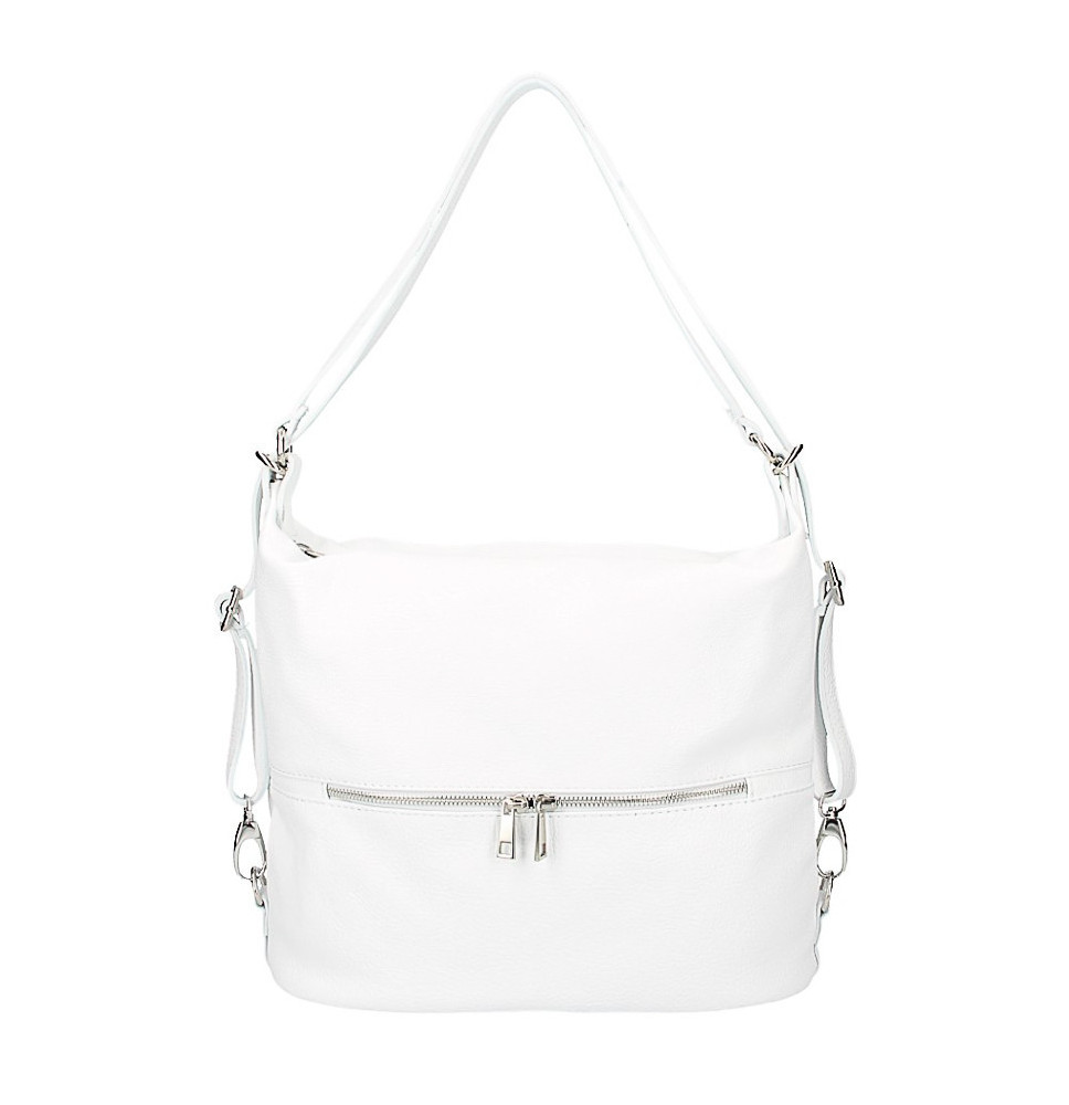 Bőr válltáska / hátizsák 328 fehér