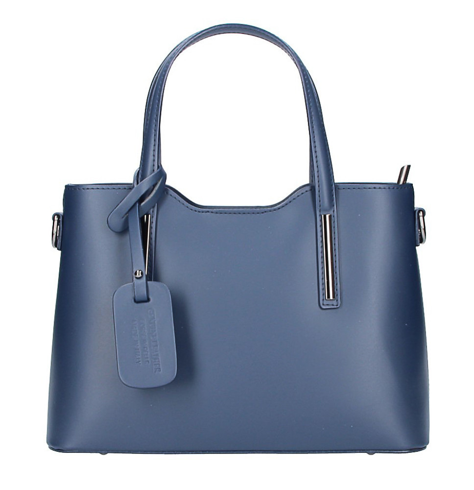 Szürkebarna bőr kézitáska, 1364, Olaszországban gyártva