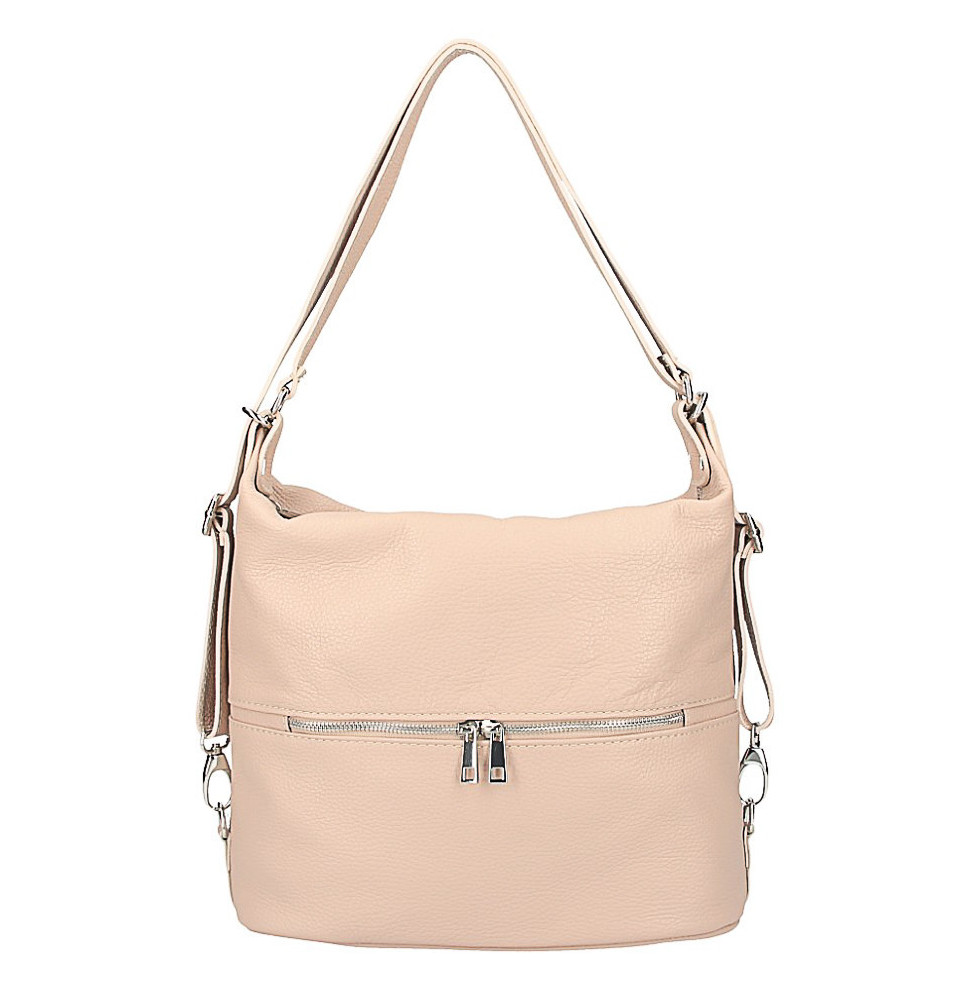 Bőr válltáska / hátizsák 328 rózsaszín