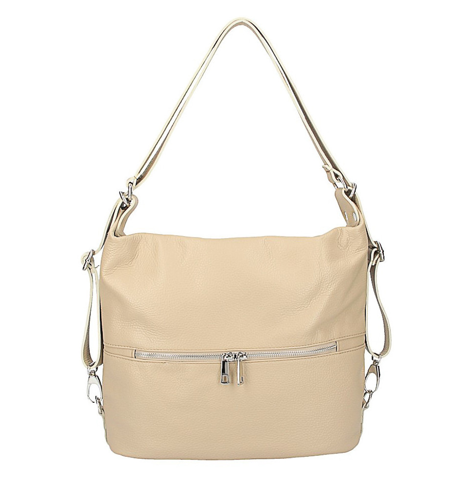 Bőr válltáska / hátizsák 328 szürke-barna