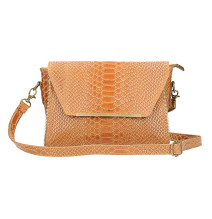 Bőr válltáska 528 konyak Made in Italy