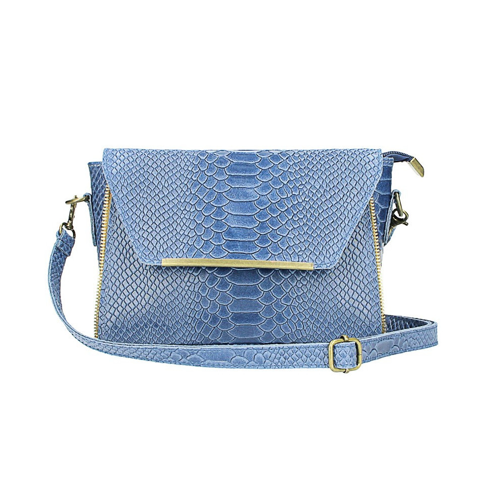 Bőr válltáska 528 farmer Made in Italy