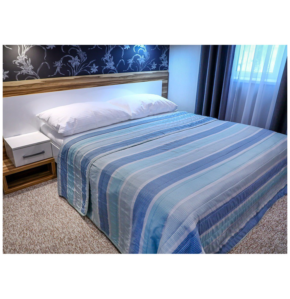 Ágytakaró 701S Sunset türkizkék Made in Italy