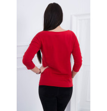 Póló, CASUAL MI8834 piros