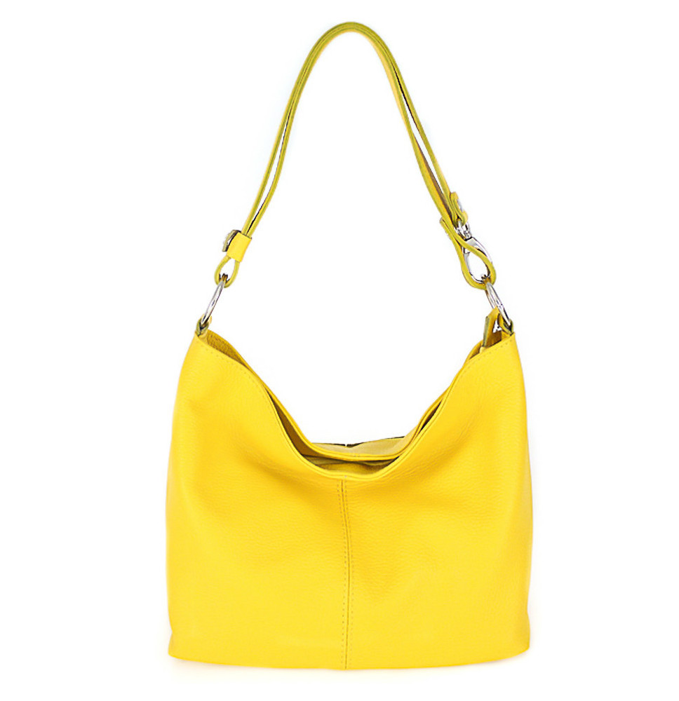 Bőr válltáska 729 sárga