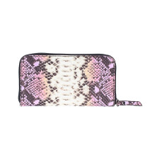 Kígyó motívumú pénztárca 1445 fukszia