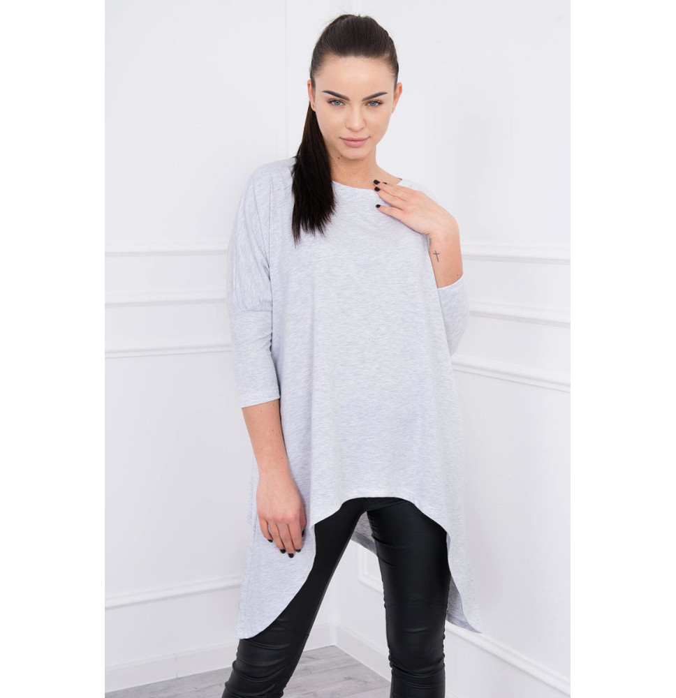Női, megnövelt tunika MI8875 világosszürke