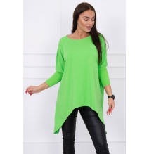 Női, megnövelt tunika MI8875 világoszöld