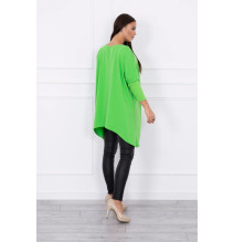 Női, megnövelt tunika MI8875 világoszöld