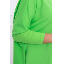 Női, megnövelt tunika MI8875 világoszöld