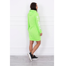 Öltöztesd fel a fehér MI62072 zöld neon