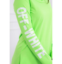 Öltöztesd fel a fehér MI62072 zöld neon