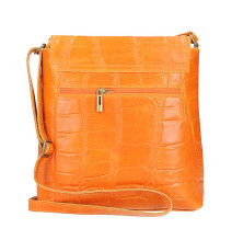 Valódi bőr válltáska 573 piros Made in Italy